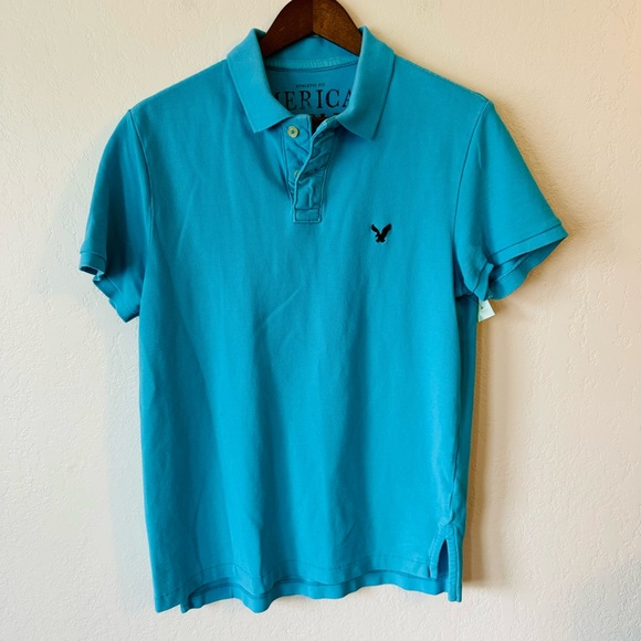 American Eagle Outfitters Other - American Eagle | bright baby blue polo